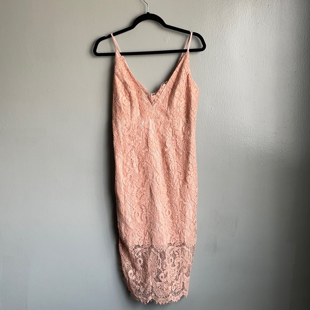 Dusty rose pink dress